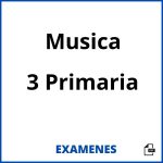 Examenes Musica 3 Primaria PDF