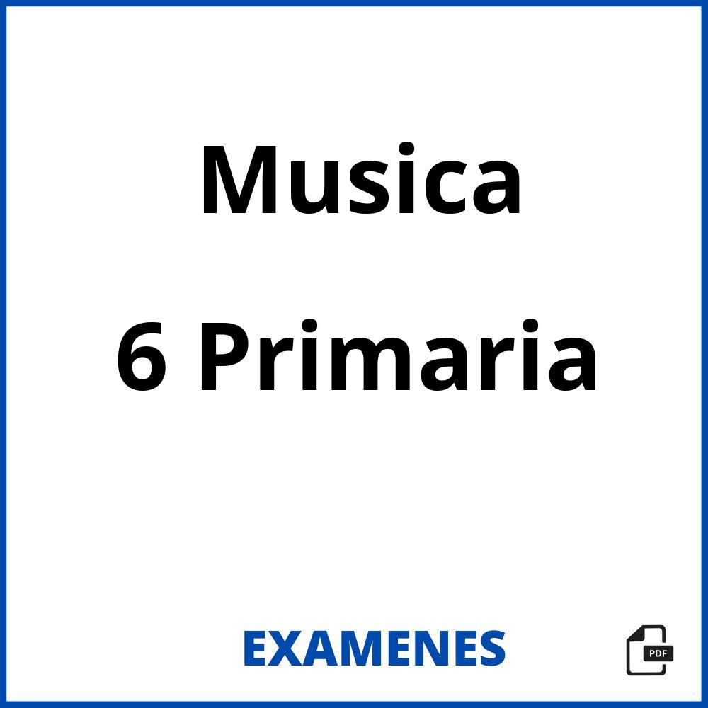 Musica 6 Primaria