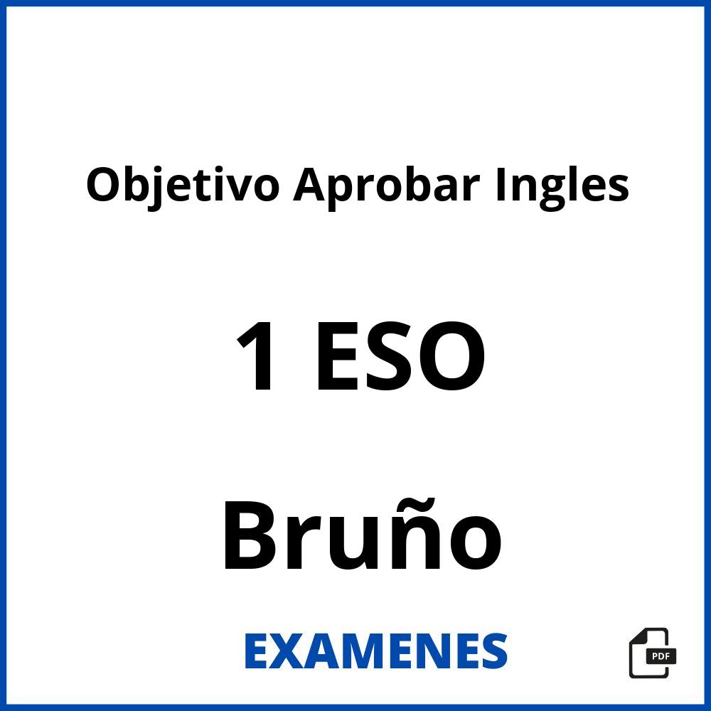 Objetivo Aprobar Ingles 1 ESO Bruño