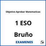Examenes Objetivo Aprobar Matematicas 1 ESO Bruño PDF