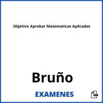 Examenes Objetivo Aprobar Matematicas Aplicadas Bruño PDF