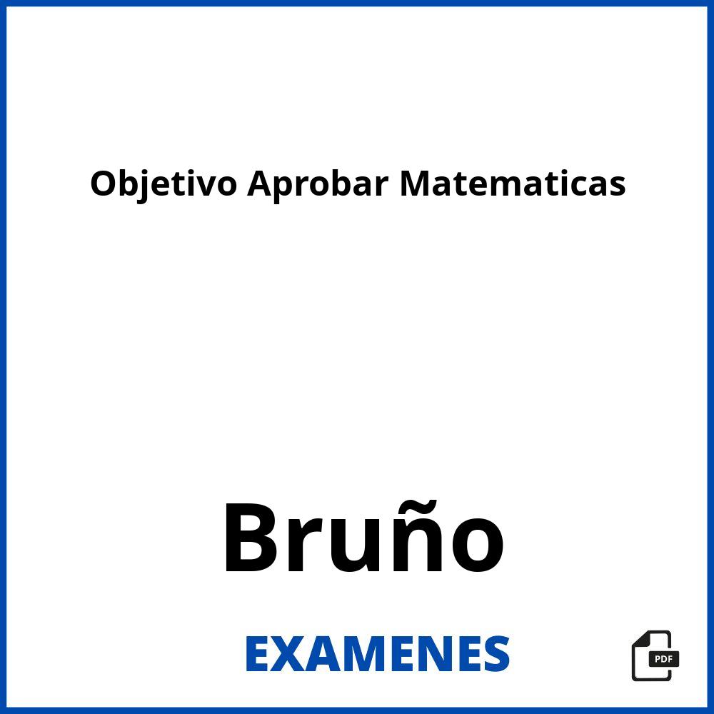 Objetivo Aprobar Matematicas Bruño