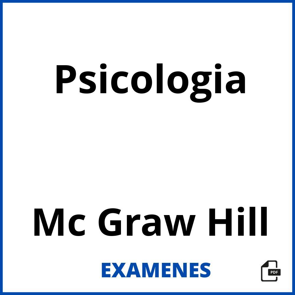 Psicologia Mc Graw Hill