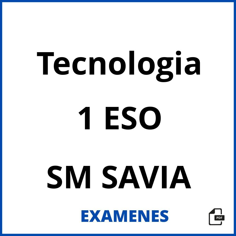 Tecnologia 1 ESO SM SAVIA