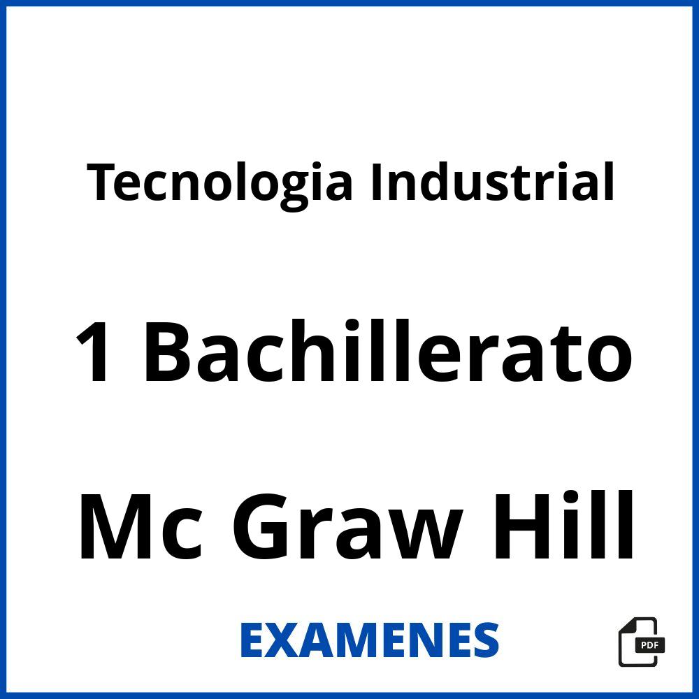 Tecnologia Industrial 1 Bachillerato Mc Graw Hill