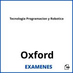 Examenes Tecnologia Programacion y Robotica Oxford PDF