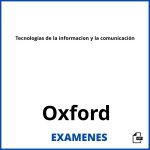 Examenes Tecnologias de la informacion y la comunicación Oxford PDF